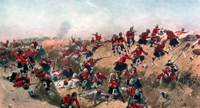 Tel-el-Kebir (litografia a cores) de Alphonse Marie de Neuville