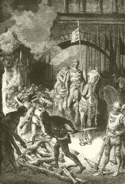 O Cid ordenando a execução de Ahmed de Alphonse Marie de Neuville