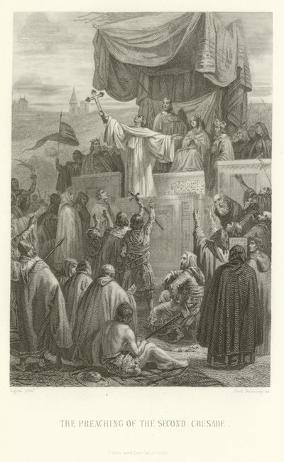 A pregação da segunda cruzada de Alphonse Marie de Neuville