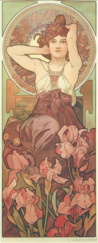 Ametista de Alphonse Mucha