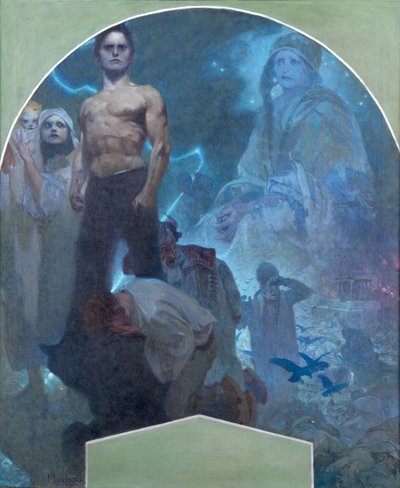 Pela própria força II, 1911 de Alphonse Mucha