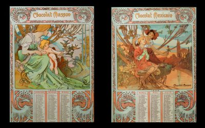 Masson chocolate de Alphonse Mucha