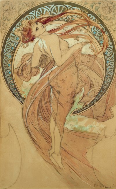 A dança de Alphonse Mucha