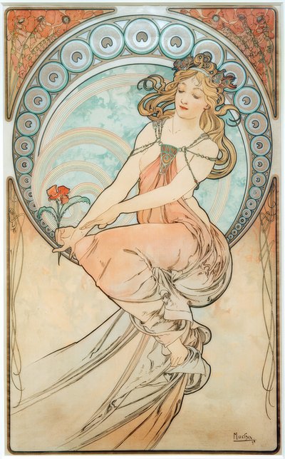 A pintura de Alphonse Mucha