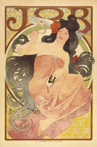 Emprego de Alphonse Mucha
