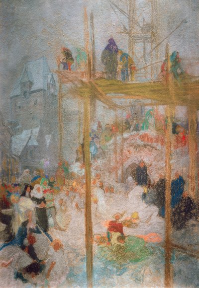Johann Militsch de Kremsier / Study for Triptych de A. Mucha de Alphonse Mucha