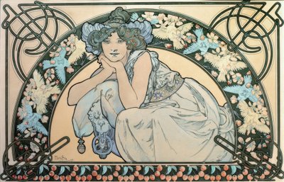 cherry Blossom de Alphonse Mucha