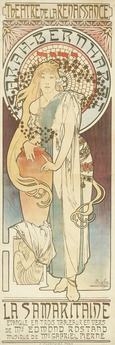A samaritana de Alphonse Mucha