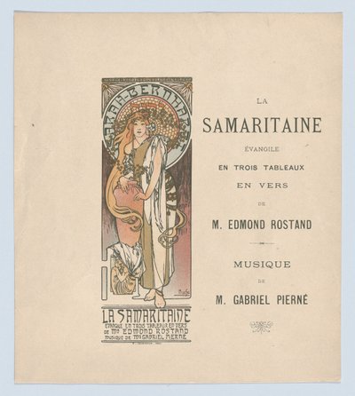 A mulher samaritana, 1897 de Alphonse Mucha