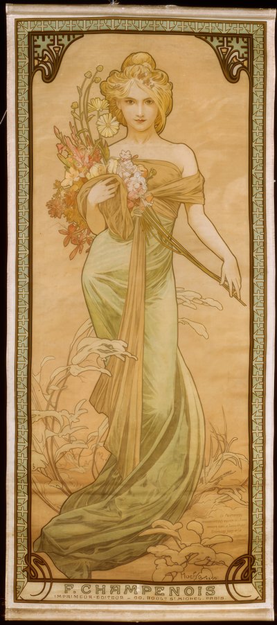 Primavera de Alphonse Mucha