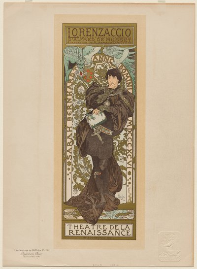 Lorenzaccio de Alphonse Mucha