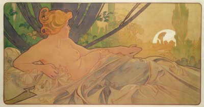 amanhecer de Alphonse Mucha