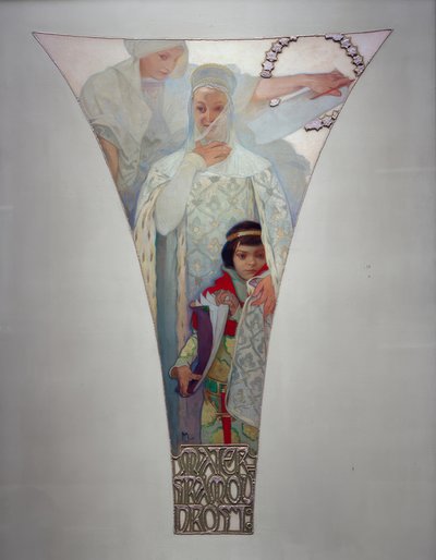 Sabedoria Materna - Eliska Premyslovna de Alphonse Mucha