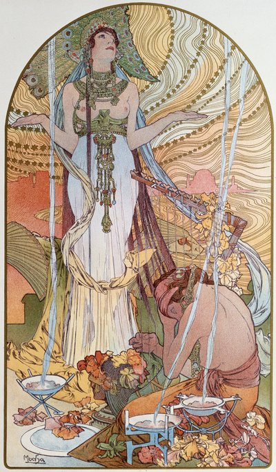 Salambo, 1897. de Alphonse Mucha