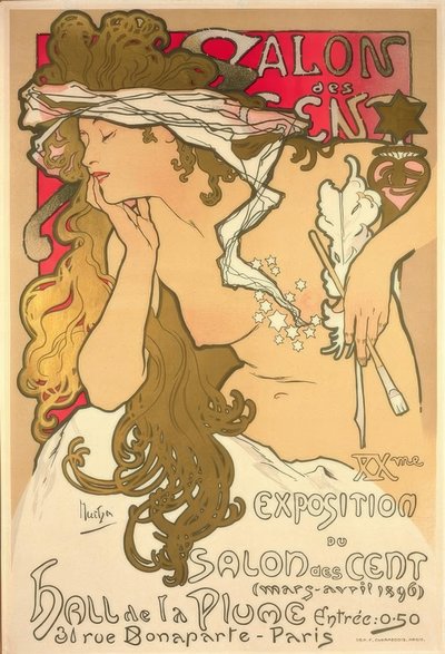 Salon des Cent de Alphonse Mucha