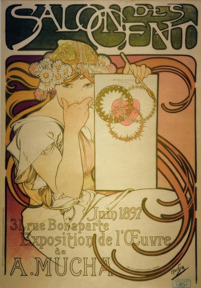 Salon des Cent de Alphonse Mucha