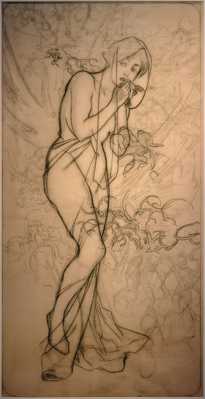 Inverno de Alphonse Mucha