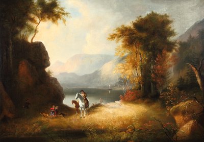 O regresso a casa 1835 (Óleo sobre tela) de Alvan Fisher