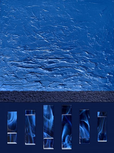 Fluxo de Fumo Azul Abstrato de Alyson Storms