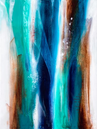 Azuis e castanhos esvoaçantes de Alyson Storms