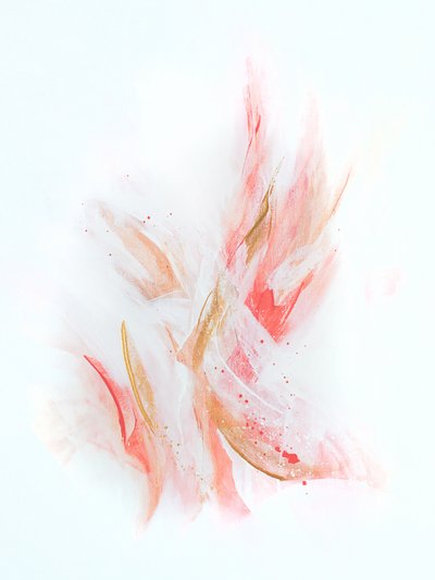 Blush Fluido Dourado Abstrato de Alyson Storms