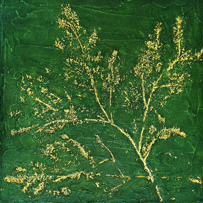 Silhueta Botânica Dourada de Alyson Storms