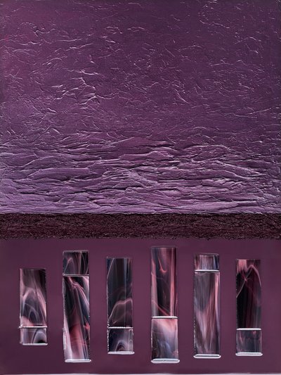 Cilindros roxos texturados de Alyson Storms