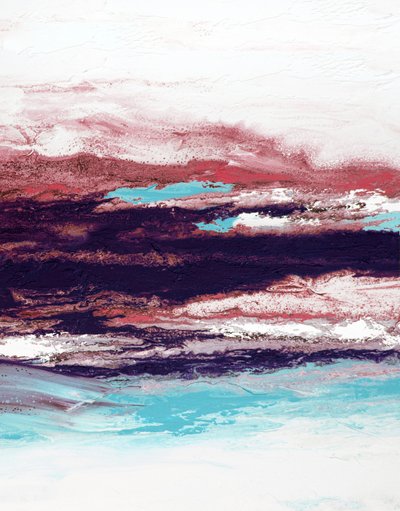 Paisagem abstrata vibrante de Alyson Storms