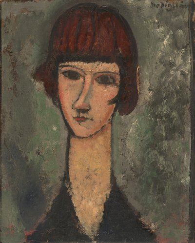 Retrato de uma mulher, c. 191719. de Amedeo Modigliani