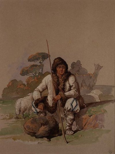 Shepherd, c.1855 de Amadeo Preziosi