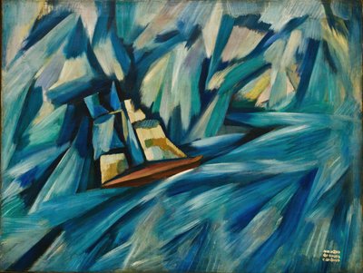 Veleiro, c.1914 (óleo sobre tela) de Amadeu de Souza-Cardoso