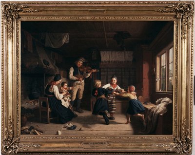 Domingo à noite, numa cabana de vale de Amalia Lindegren