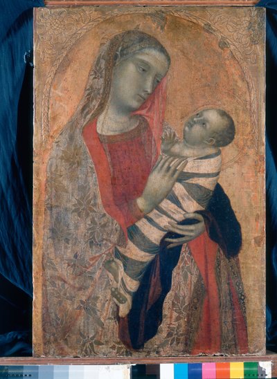 Madonna e Criança, 1320-23 de Ambrogio Lorenzetti