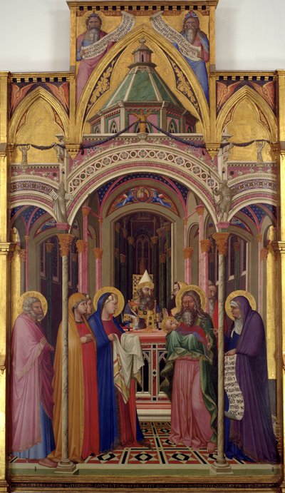 A Apresentação no Templo, 1342 de Ambrogio Lorenzetti