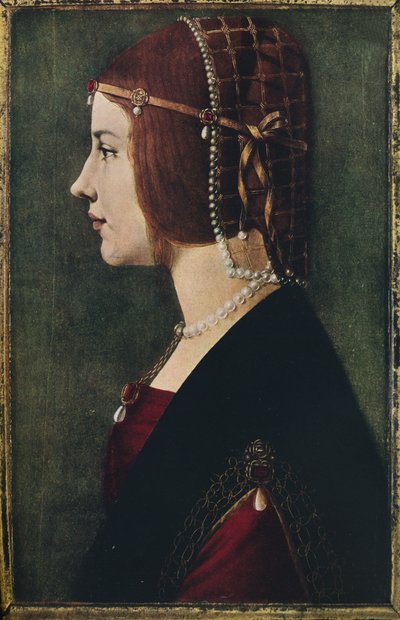 Retrato de uma jovem garota, c1490, 1936 de Ambrogio de Predis