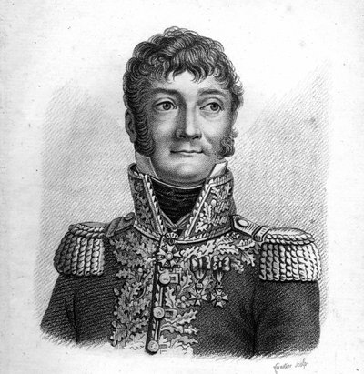 O Género Joseph Barbanegre. 1772-1830.in" Retratos dos generais franceses". Gravado por Ambroise Tardieu em 1818. Coleção Stella de Ambroise Tardieu