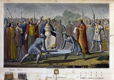 Hugues Capet (v. 941 - 996) foi eleito rei da França (em 987), por unanimidade (em grande parte graças a Gerbert d