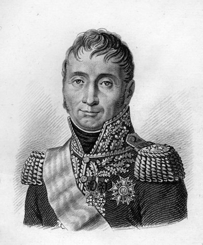 Jean Dominique COMPANS (1769-1845) - em "Retratos dos generais franceses após as vitórias e conquistas dos franceses". Gravado por Ambroise Tardieu em 1818. Coleção Stella. de Ambroise Tardieu