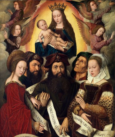 Deipara Virgo (óleo sobre painel) de Ambrosius Benson