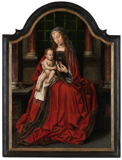 Madonna (óleo sobre painel) de Ambrosius Benson