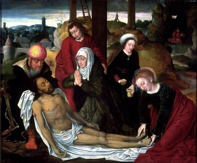A lamentação sobre o Cristo morto de Ambrosius Benson