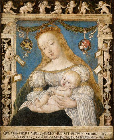 Virgem e Menino de Ambrosius Holbein
