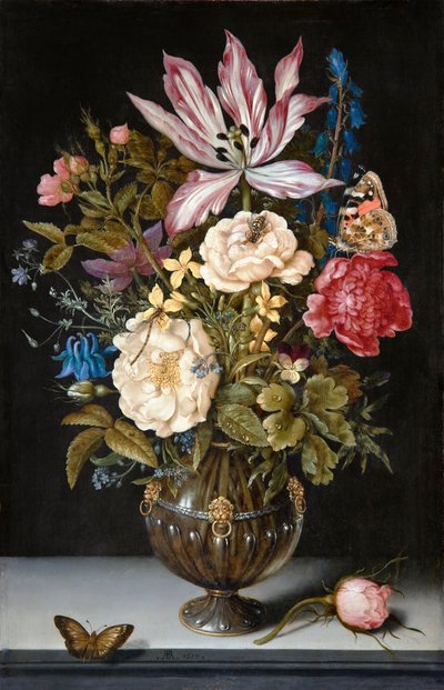 Natureza morta com flores de Ambrosius the Elder Bosschaert