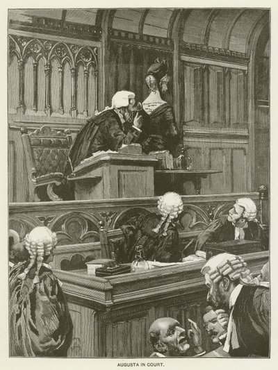 Augusta em tribunal de Amedee Forestier