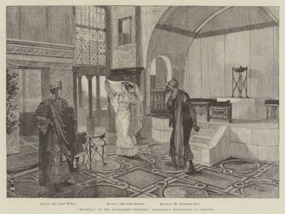Hypatia, no Teatro Haymarket, Tentação de Orestes, de Issacar de Amedee Forestier