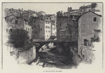 Na cidade velha, San Remo de Amedee Forestier