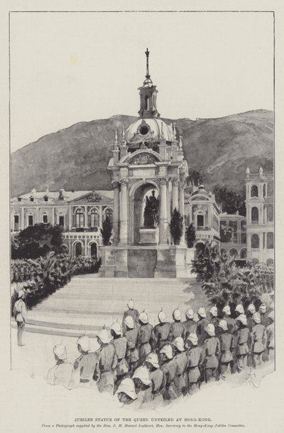 Estátua do Jubileu da Rainha revelada em Hong-Kong de Amedee Forestier