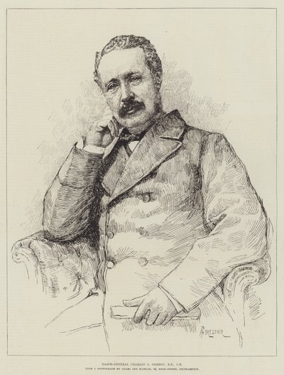 Major-general Charles G Gordon, RE, CB de Amedee Forestier