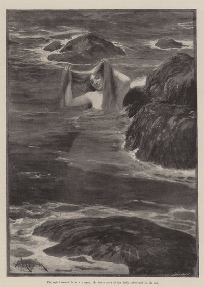 A sereia do ponto do farol, por Bret Harte de Amedee Forestier