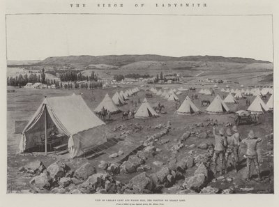O cerco de ladysmith litho de Amedee Forestier